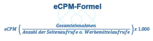eCPM-Formel mit Wasserzeichen