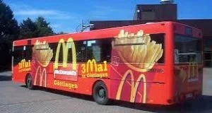 Beispiel Außenwerbung McDonalds