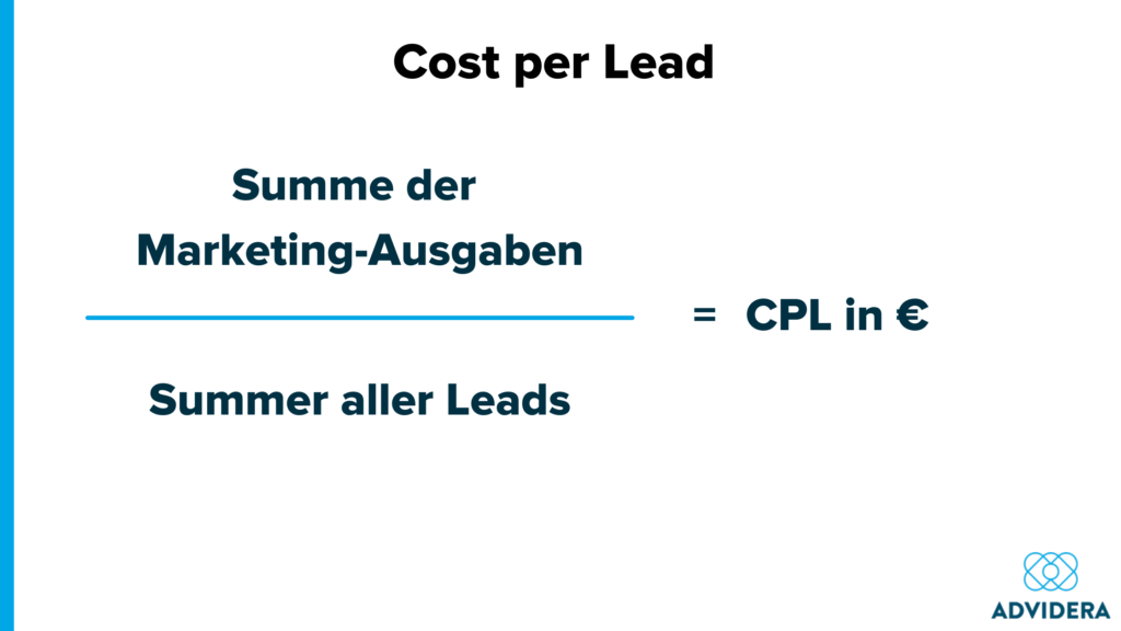 Cost per Lead berechnen