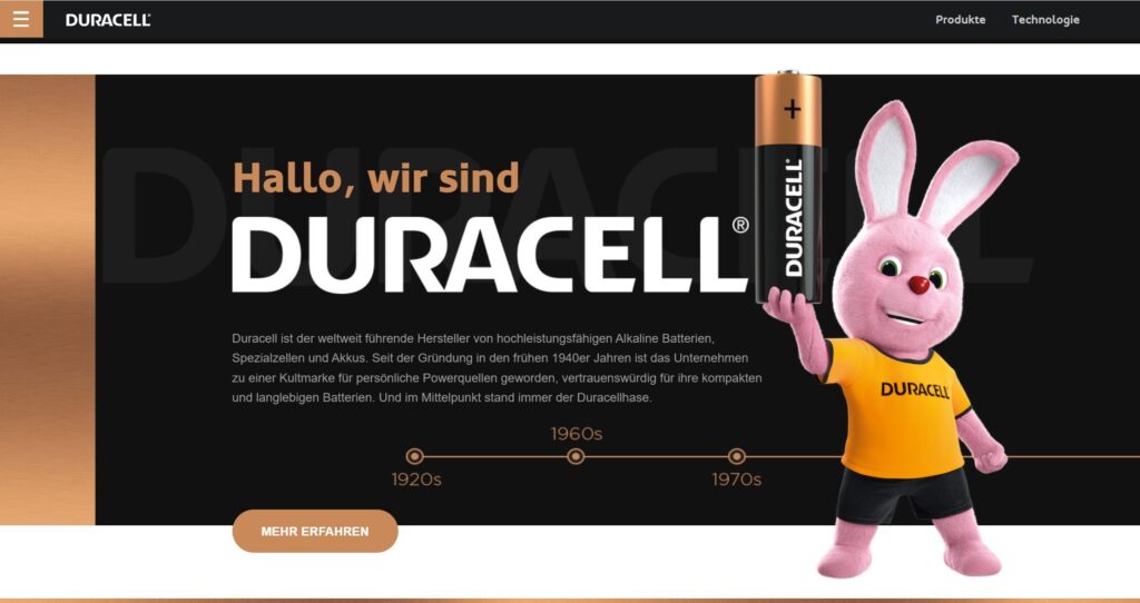 Archetyp Held Duracell